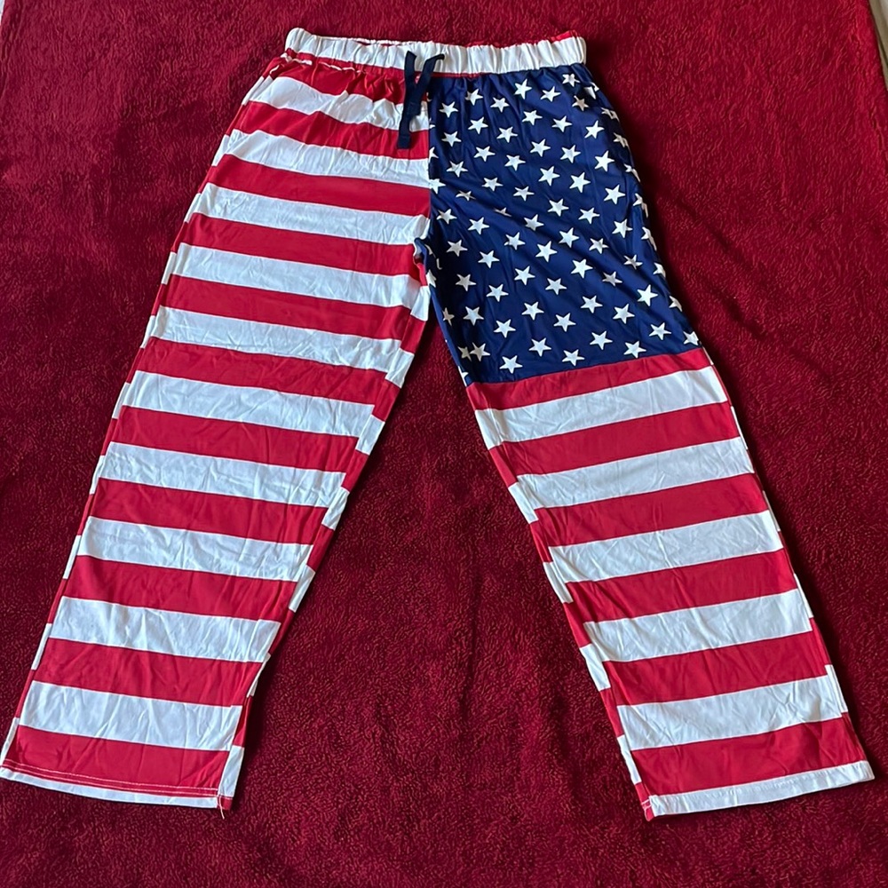 Victory Lounge Red, White and Blue Flag pants X-LARGE